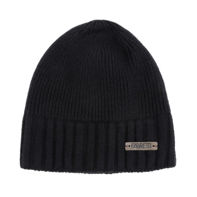 DFRG56-2 FABRETTI Шапка мужская 50% шерсть, 30% вискоза, 20% полиэстер