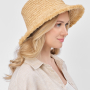 WG109-13 FABRETTI Шляпа жен. 100% рафия