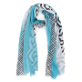 VFD0013-9 Шарф жен. 100% полиэстер 90x172 FABRETTI