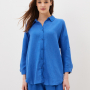 ZJ36-8 FABRETTI Блуза женская 53% лён, 47% вискоза