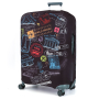 W1080-L FABRETTI Чехол для чемодана 92%полиэстер 8%спандекс