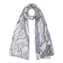 VFI8-9 Шарф жен. 100% полиэстер 65x190 FABRETTI