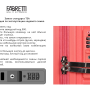 EN9520-28-44 FABRETTI Чемодан 4-х колесный 100% полипропилен