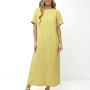 NK145-7 FABRETTI Платье женское 100% лён