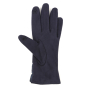 JDF10-12 FABRETTI Перчатки жен. 100%полиэстер, 90%полиэстер/10%эластан