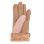 JIF3-3 FABRETTI Перчатки жен. 100%полиэстер,90%полиэстр/10%эластан
