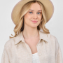 WG110-1305 FABRETTI Шляпа жен. 90% целлюлоза/10% полиэстер