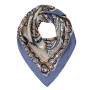 VFS6-9 Платок жен. 100% полиэстер 90x90 FABRETTI