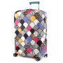 W1054-M FABRETTI Чехол для чемодана 92%полиэстер 8%спандекс