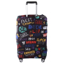 W1038-L FABRETTI Чехол для чемодана 92%полиэстер 8%спандекс