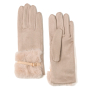 JNF13-13 FABRETTI Перчатки жен. 90% полиэстер/10% эластан