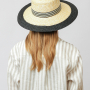WG31-1.2 FABRETTI Шляпа жен. натуральная соломка 
