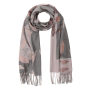 VFJ11-13 Шарф жен. 30% вискоза, 70% полиэстер 70x180 FABRETTI