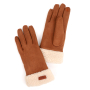 JDF52-6 FABRETTI перчатки жен. 90% полиэстер/10% эластан