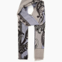 VFGLN12-9  Шарф жен. 100% мерсеризованная шерсть 70x180 FABRETTI 