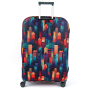 W1081-L FABRETTI Чехол для чемодана 92%полиэстер 8%спандекс