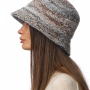 DX12-8 Fabretti Шляпа женская 15% шерсть 15% вискоза 70% полиэстер