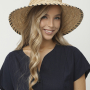 WG80-13  FABRETTI Шляпа жен. натуральная солома 