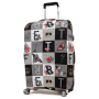 RW1105-L FABRETTI Чехол для чемодана 92%полиэстер 8%спандекс