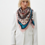 VFGLN6-9  Платок жен. 100% мерсеризованная шерсть 120x120 FABRETTI 