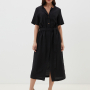 ZD06-2 FABRETTI Платье  женское 53% лён, 47% вискоза
