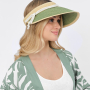 WZ6-13011 FABRETTI Козырек жен. 90% целлюлоза/10% полиэстер