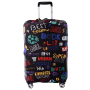 W1038-L FABRETTI Чехол для чемодана 92%полиэстер 8%спандекс